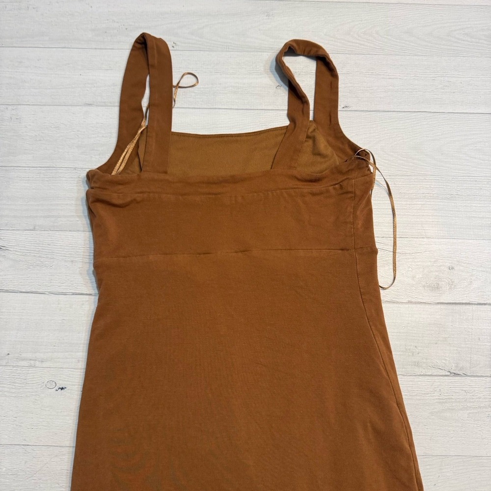 Good American 90s Tank Dress in Rust size 1 small - Picture 10 of 12